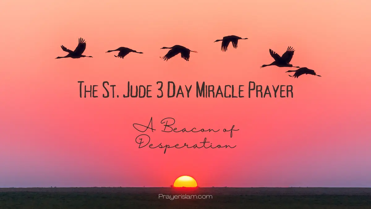 The St. Jude 3 Day Miracle Prayer